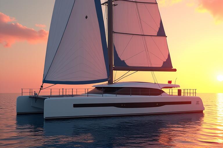 The Breeze - Sailing Catamaran at Sunset